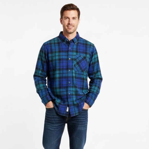 NEW Men's Magellan Outdoors Classic Fit Flannel Shirt - Picture 1 of 6